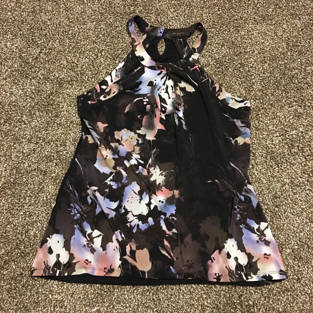 The Limited keyhole dressy tank top sz S